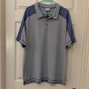 Men's Blue Polo Shirt Columbia 2XL. Worn only a couple times.